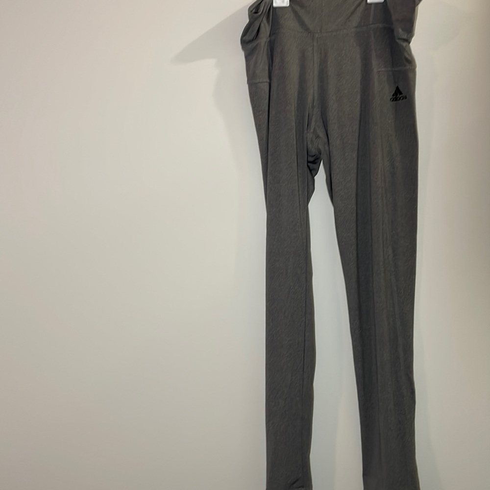 Medium grey adidas leggings